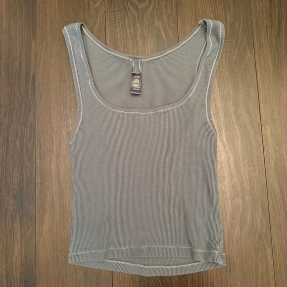 SKIMS Tops - Skims Cotton Ribbed Tank, Kyanite